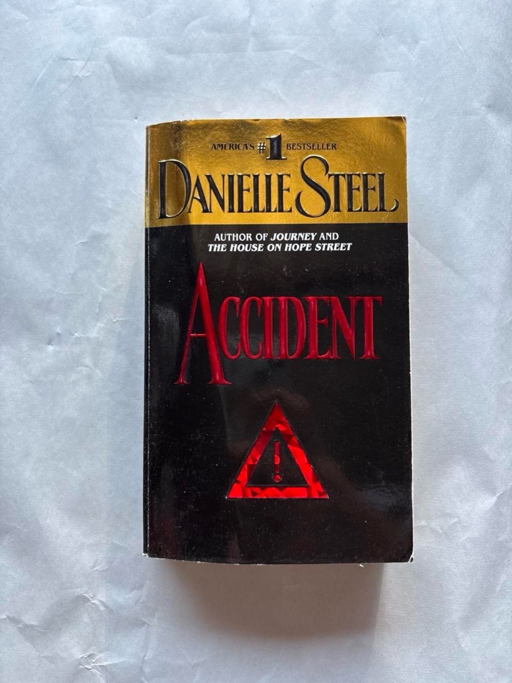 Danielle Steel's "Accident" hardcover book